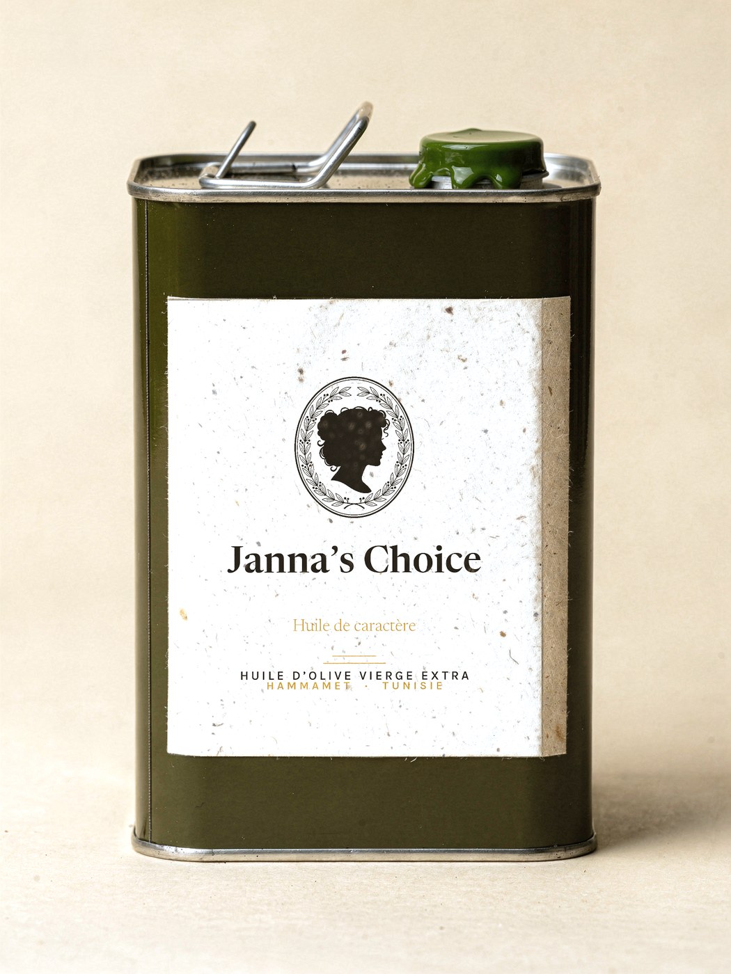 Bidon métal grand format Janna's Choice
