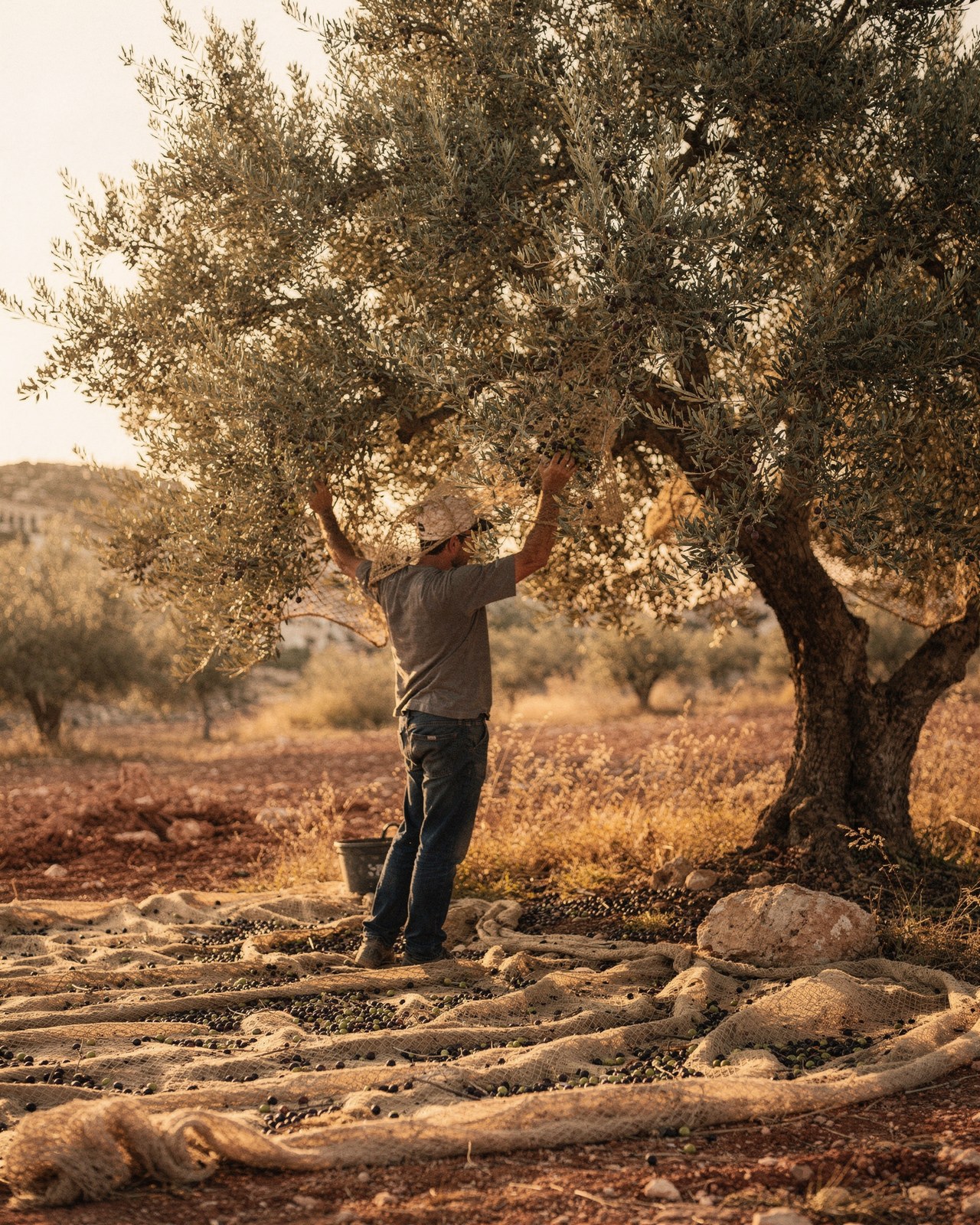 Récolte des olives